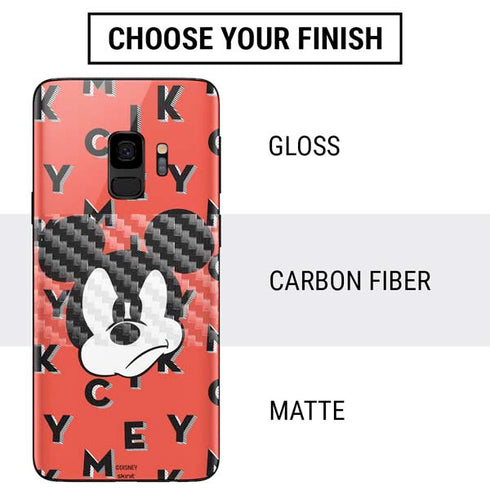 Disney Mickey Mouse Grumpy Face Galaxy S9 Skin